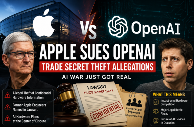 Why Is Apple Suing OpenAI? Trade Secret Theft Lawsuit Explained, AI Hardware Plans, and What It Means for the Future of AI