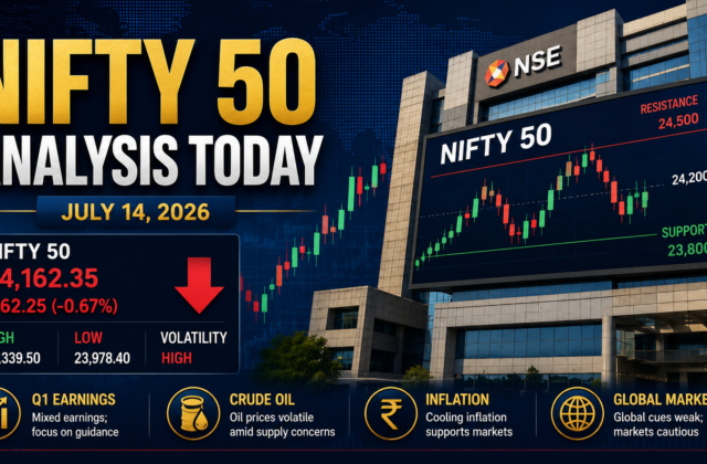 Nifty 50 Analysis Today (July 14, 2026): Can the Index Recover After Gift Nifty’s 147-Point Fall? 7 Key Factors Investors Must Watch