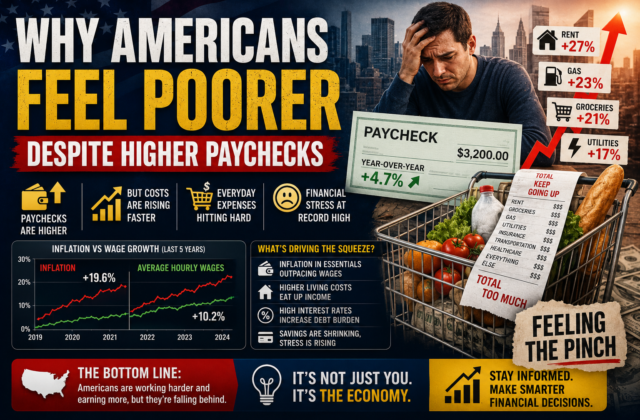 Why Americans Feel Poorer Despite Higher Paychecks: The Hidden Cost of Today’s Economy