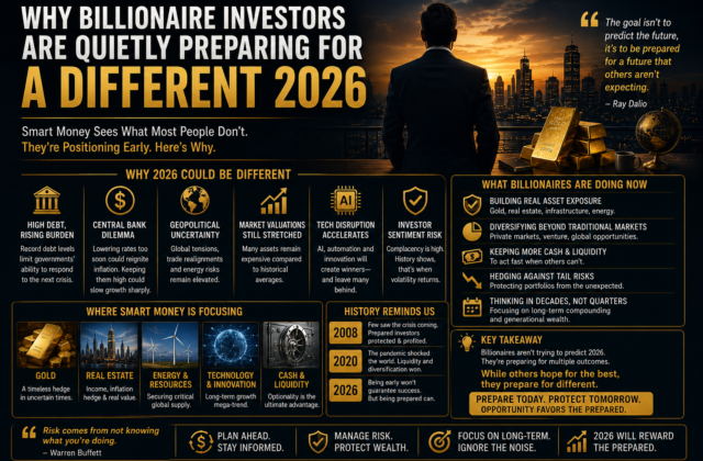 Why Billionaire Investors Are Quietly Preparing for a Different 2026: The Warning Signs Most People Are Ignoring