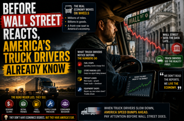 Before Wall Street Reacts, America’s Truck Drivers Already Know