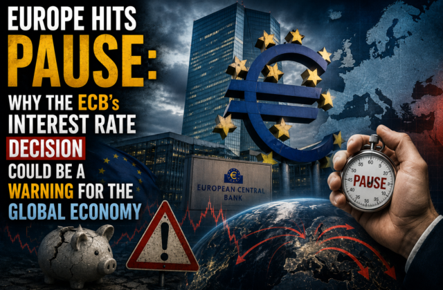 Europe Hits Pause: Why the ECB’s Interest Rate Decision Could Be a Warning for the Global Economy