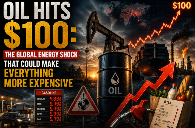 Oil Hits $100: The Global Energy Shock That Could Make Everything More Expensive