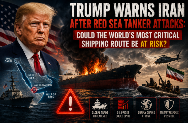 Trump Warns Iran After Red Sea Tanker Attacks: Could the World’s Most Critical Shipping Route Be at Risk?