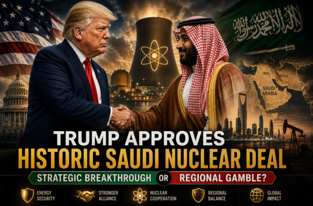 Trump Approves Historic Saudi Nuclear Deal: Strategic Breakthrough or Regional Gamble?