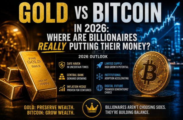 Gold vs Bitcoin in 2026: Where Are Billionaires Really Putting Their Money?