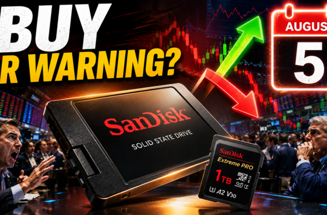 Sandisk Earnings Could Make or Break the Stock: Is August 5 the Best Buying Opportunity—or a Warning Sign?