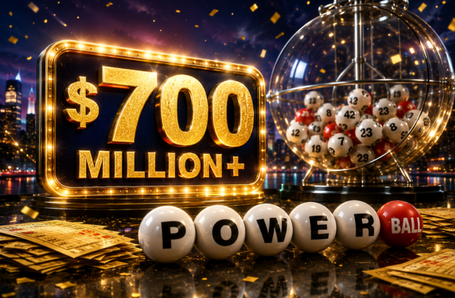 Powerball Jackpot Surges Past $700 Million After No Winner Hits the Top Prize