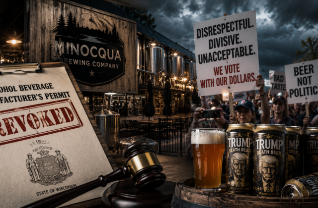 Wisconsin Brewery Loses Alcohol Permit After Trump Death Beer Controversy Sparks National Backlash