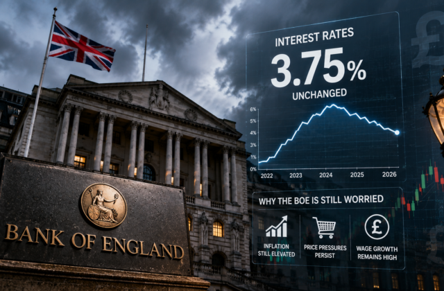 Bank of England Holds Rates at 3.75%: Why the UK Central Bank Is Still Worried About Inflation