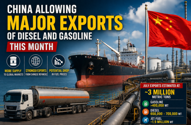 China Boosts Diesel and Gasoline Exports in July 2026: What It Means for Global Oil Prices, Asian Markets, and Fuel Supply