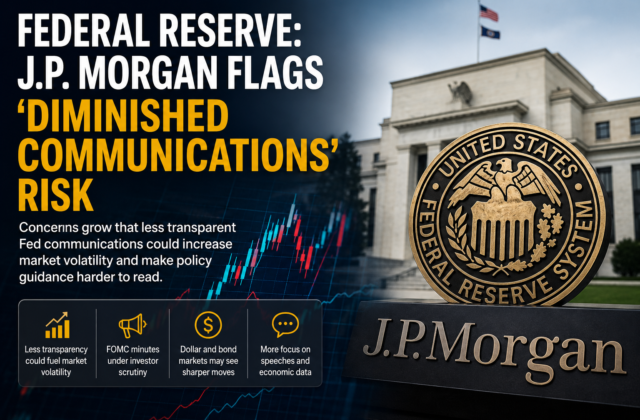 Federal Reserve Faces Transparency Questions as J.P. Morgan Warns of “Diminished Communications” Risk