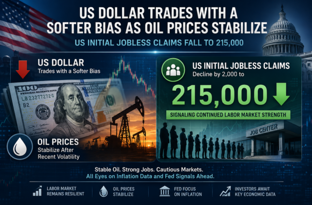 US Dollar Holds Steady as Oil Stabilizes While Initial Jobless Claims Fall: What It Means for Markets Today