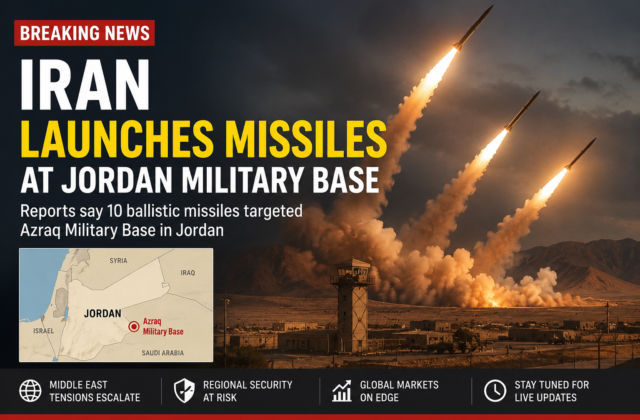 Iran Reportedly Launches Ballistic Missiles Toward Jordan Military Base: What We Know So Far