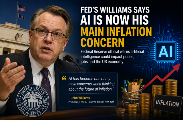 Fed’s John Williams Warns AI Could Become the Next Inflation Risk: What It Means for the U.S. Economy
