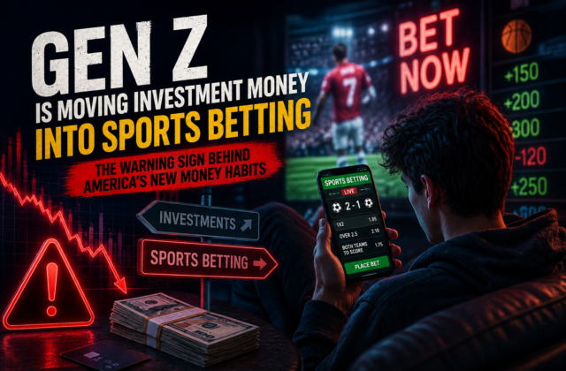 Gen Z Is Moving Investment Money Into Sports Betting: The Warning Sign Behind America’s New Money Habits