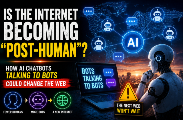 Is the Internet Becoming “Post-Human”? How AI Chatbots Talking to Bots Could Change the Web